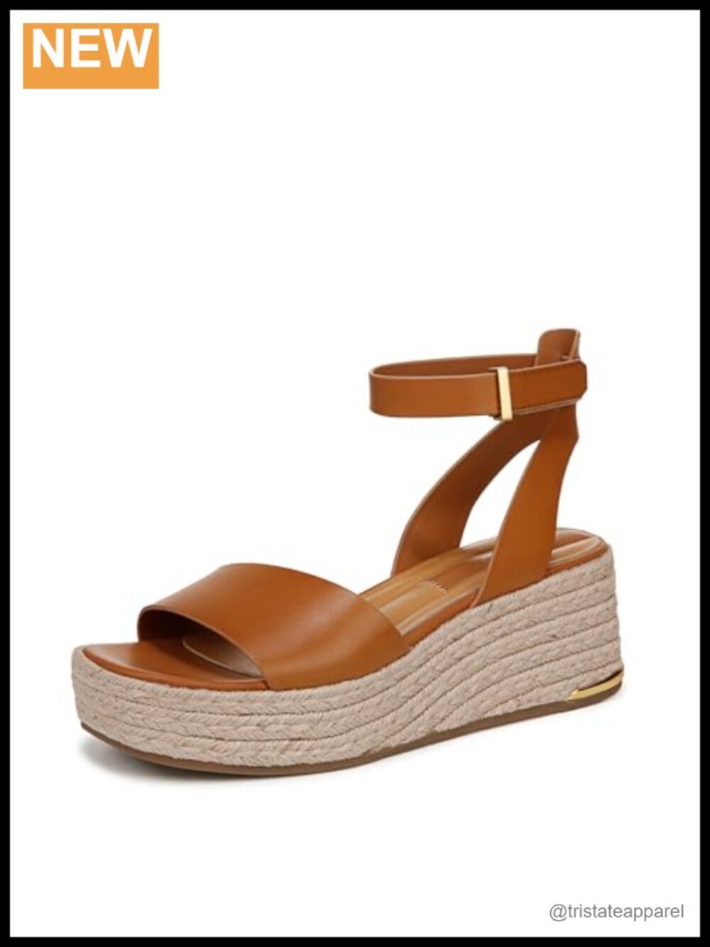 Leather Espadrille Wedge Sandals Ankle Strap Comfort